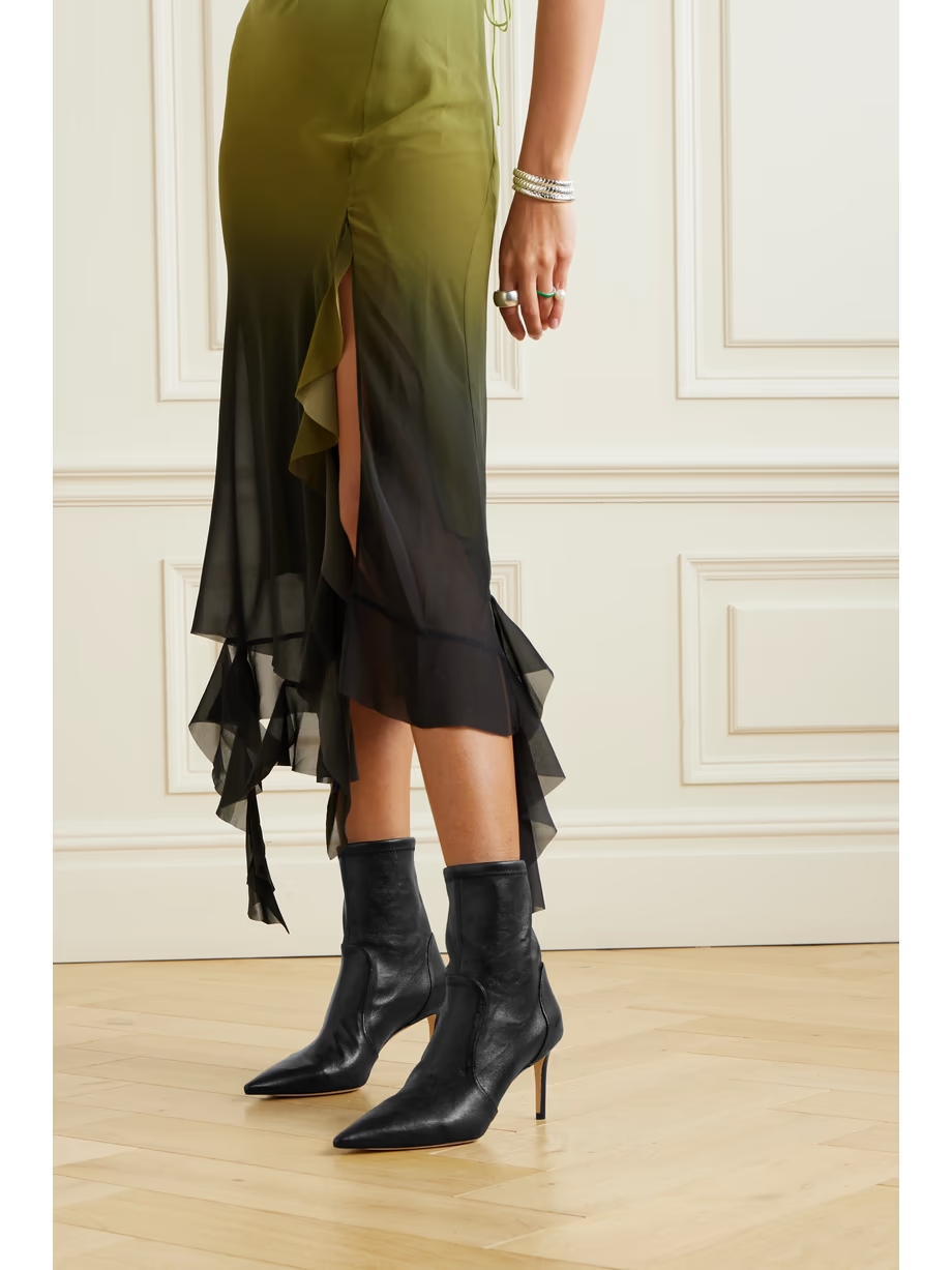 Stuart stretch-leather ankle boots Stuart stretch-leather ankle boots