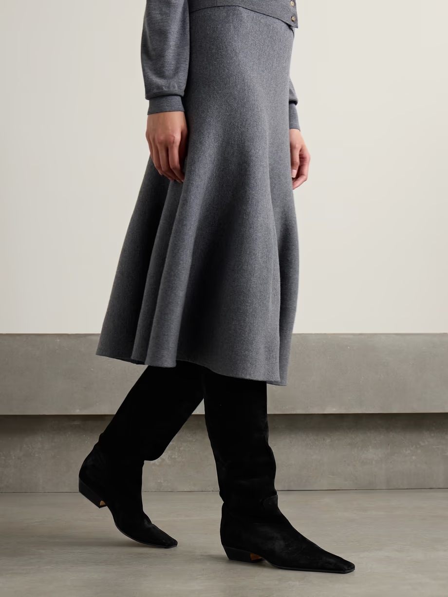 Marfa suede knee boots Marfa suede knee boots