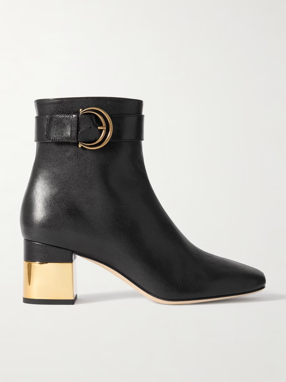 Alizè buckled leather ankle boots Alizè buckled leather ankle boots