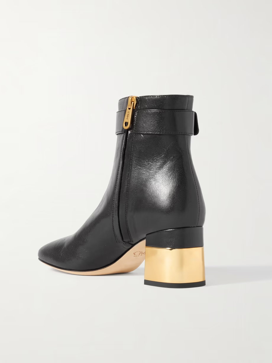 Alizè buckled leather ankle boots Alizè buckled leather ankle boots