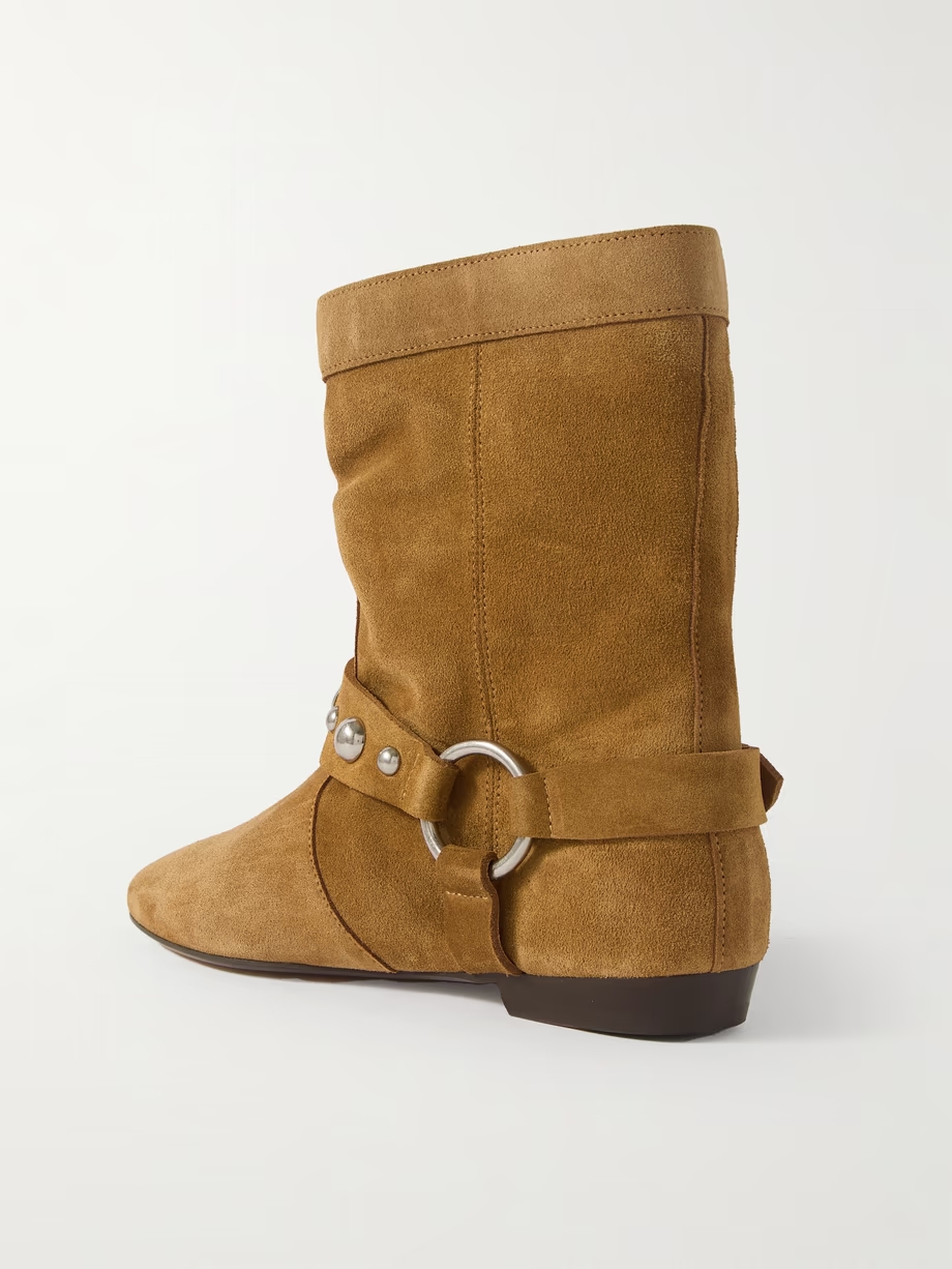 Stania studded suede ankle boots Stania studded suede ankle boots
