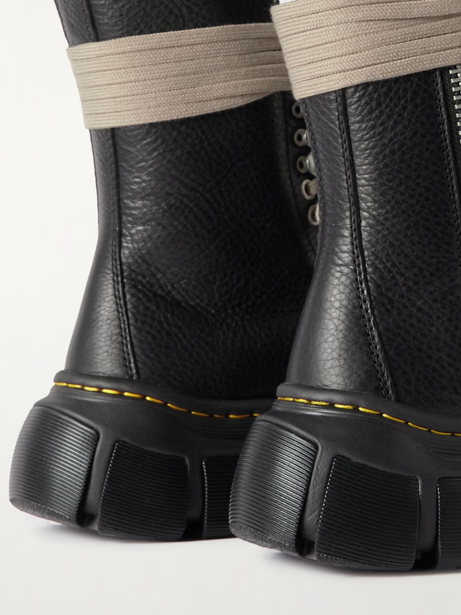 + Dr. Martens 1918 DMXL textured-leather boots + Dr. Martens 1918 DMXL textured-leather boots