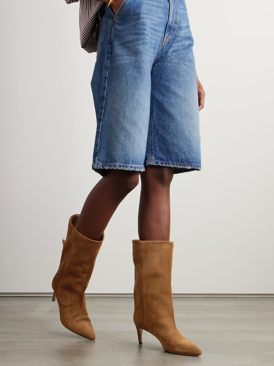 Stiletto suede boots Stiletto suede boots