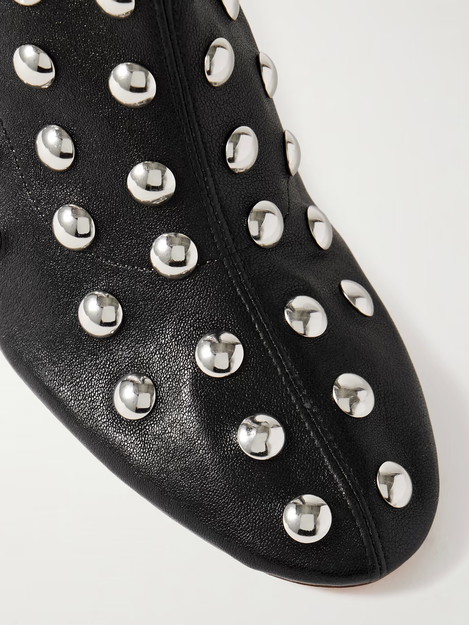 Studded leather ankle boots Studded leather ankle boots