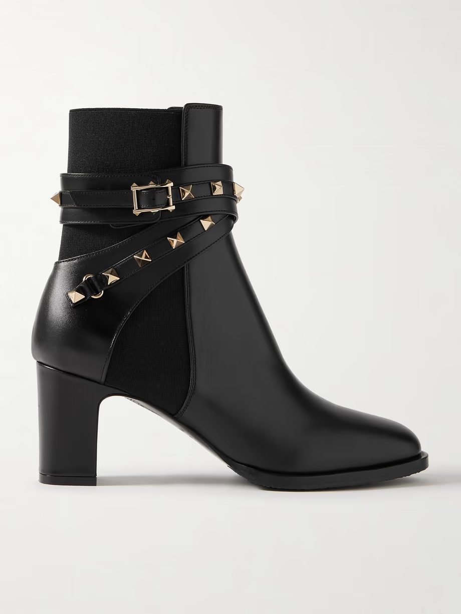 Rockstud Beatle 70 leather ankle boots Rockstud Beatle 70 leather ankle boots