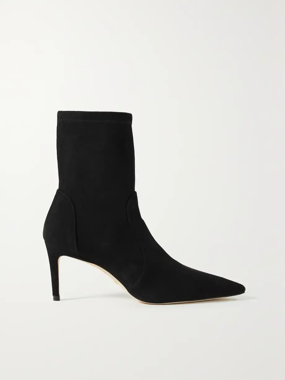 Stuart stretch-suede ankle boots Stuart stretch-suede ankle boots