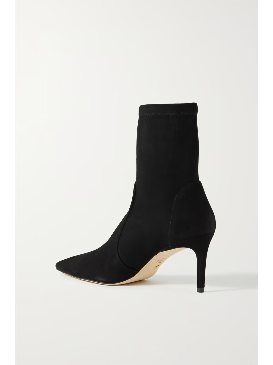 Stuart stretch-suede ankle boots Stuart stretch-suede ankle boots