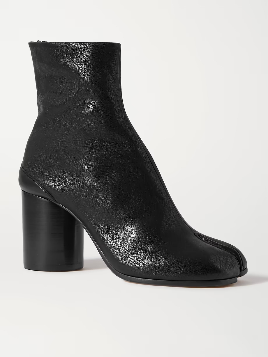 Tabi split-toe leather ankle boots Tabi split-toe leather ankle boots