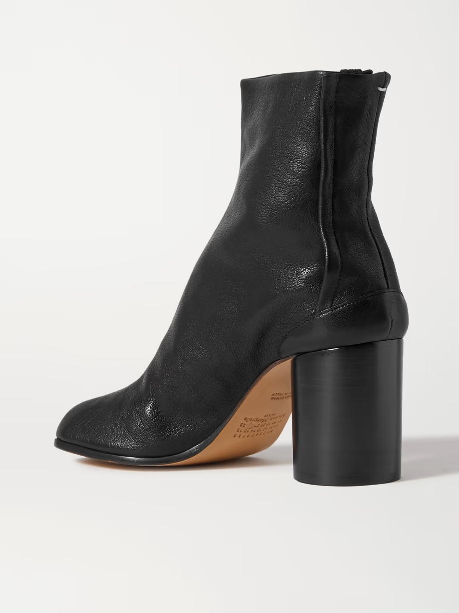 Tabi split-toe leather ankle boots Tabi split-toe leather ankle boots