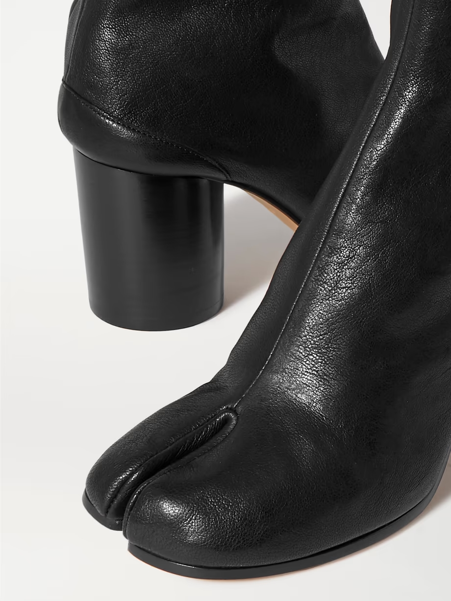 Tabi split-toe leather ankle boots Tabi split-toe leather ankle boots