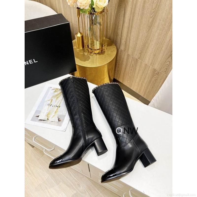 Chanel Chanel Boots Women Ts Chanel sz35-39 5cm 1C NW1029