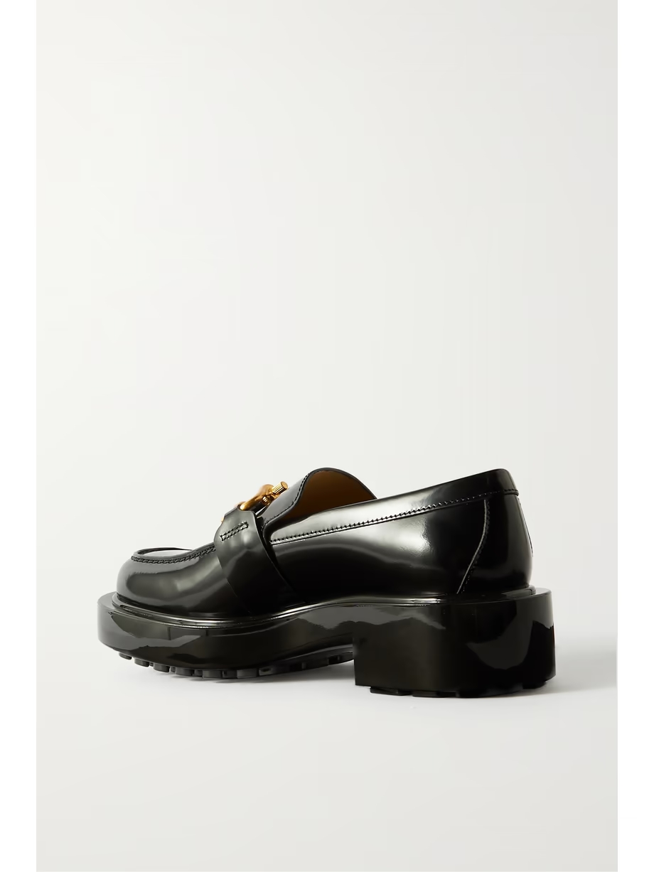 Monsieur embellished patent-leather loafers Monsieur embellished patent-leather loafers
