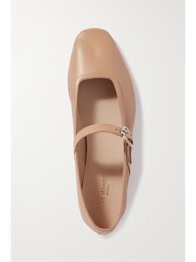Leather Mary Jane ballet flats Leather Mary Jane ballet flats