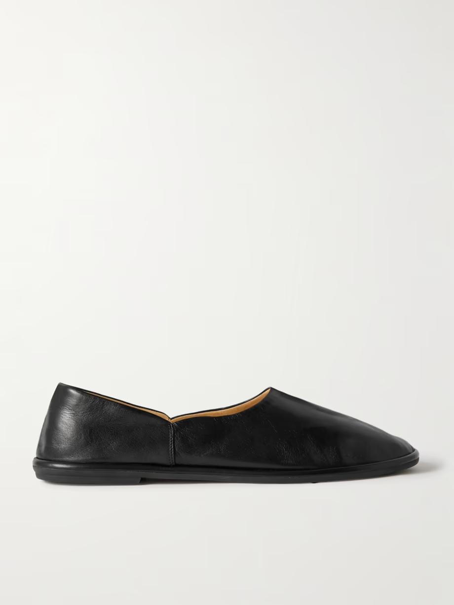 Canal glossed-leather ballet flats Canal glossed-leather ballet flats
