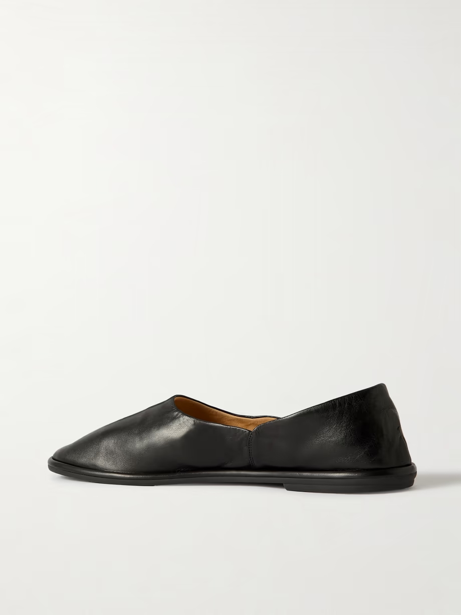 Canal glossed-leather ballet flats Canal glossed-leather ballet flats