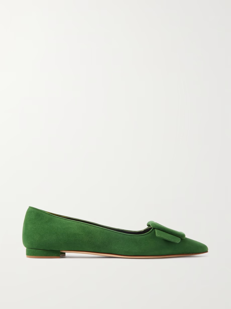 Maysale suede point-toe flats Maysale suede point-toe flats
