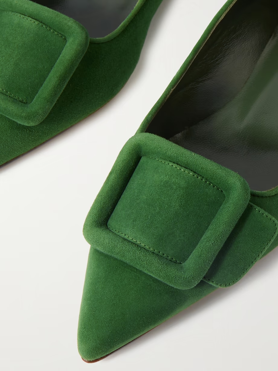 Maysale suede point-toe flats Maysale suede point-toe flats