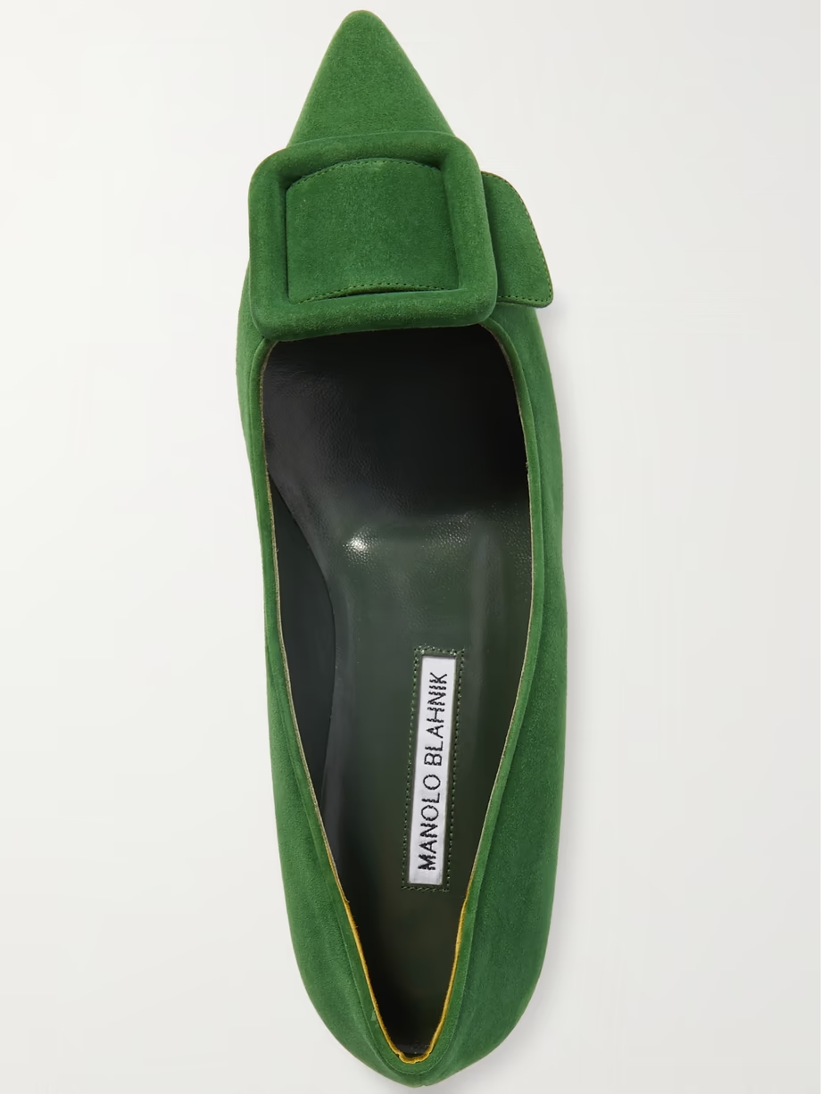 Maysale suede point-toe flats Maysale suede point-toe flats