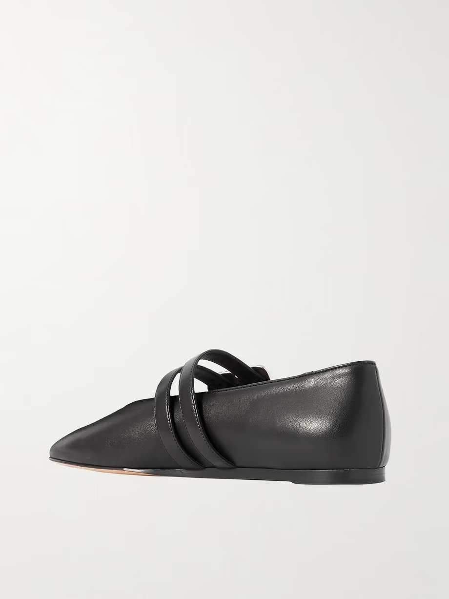Claudia leather Mary-Jane ballet flats Claudia leather Mary-Jane ballet flats
