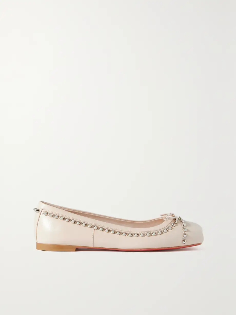 Mamadrague spiked leather ballet flats Mamadrague spiked leather ballet flats