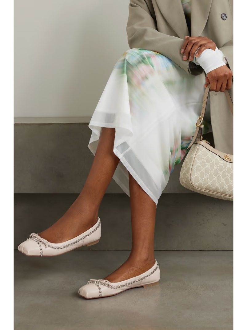 Mamadrague spiked leather ballet flats Mamadrague spiked leather ballet flats