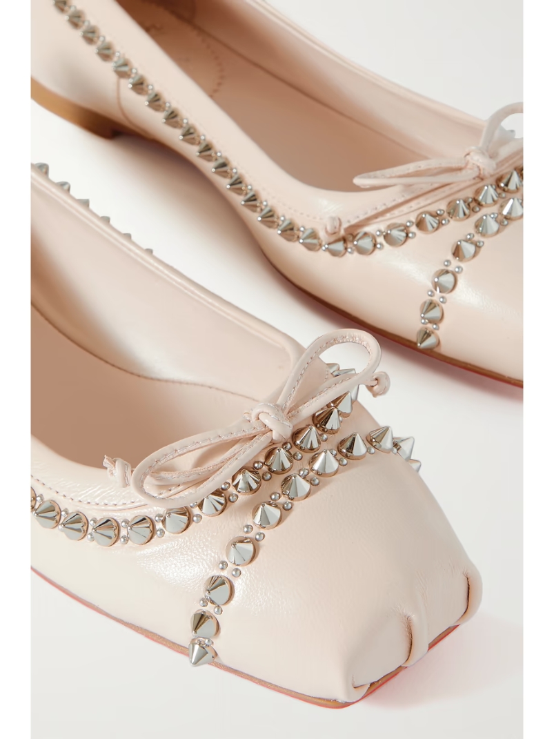 Mamadrague spiked leather ballet flats Mamadrague spiked leather ballet flats
