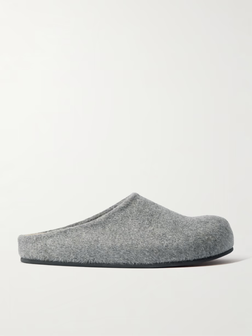 Hugo wool and cashmere-blend slippers