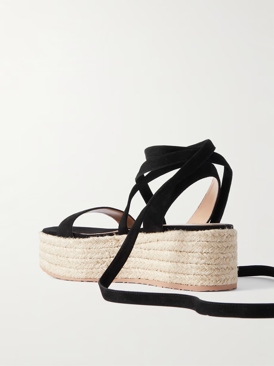 40 suede platform espadrilles 40 suede platform espadrilles