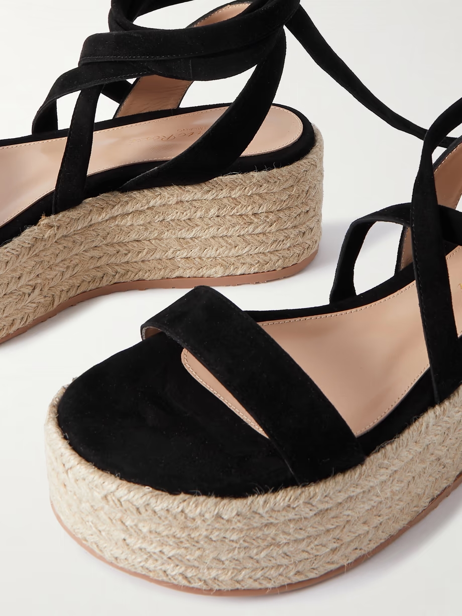 40 suede platform espadrilles 40 suede platform espadrilles