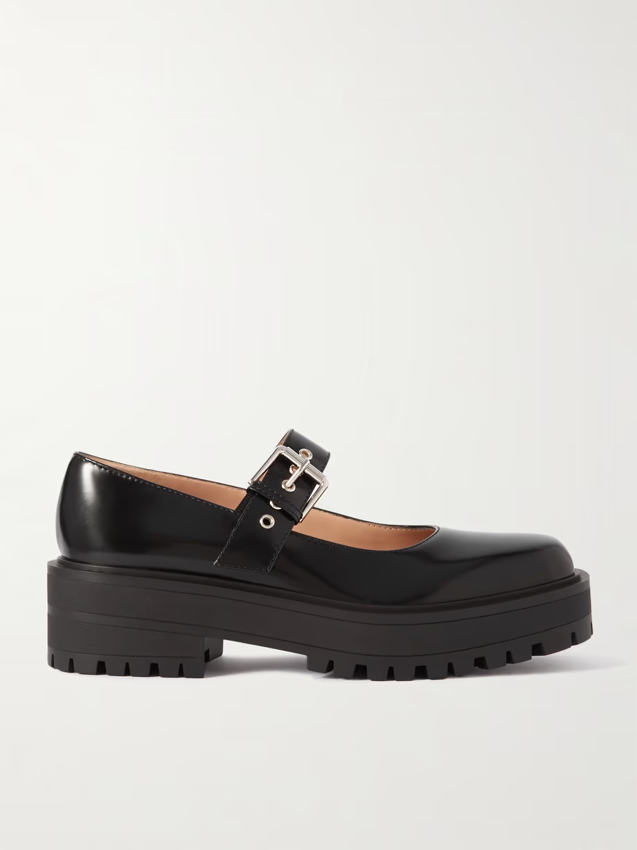 Leather Mary Jane ballet flats Leather Mary Jane ballet flats