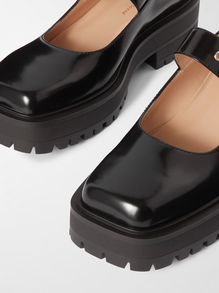 Leather Mary Jane ballet flats Leather Mary Jane ballet flats