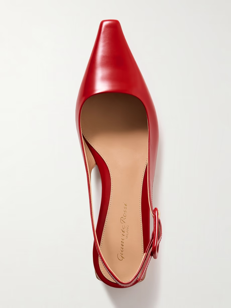 Tokio 20 leather slingback flats