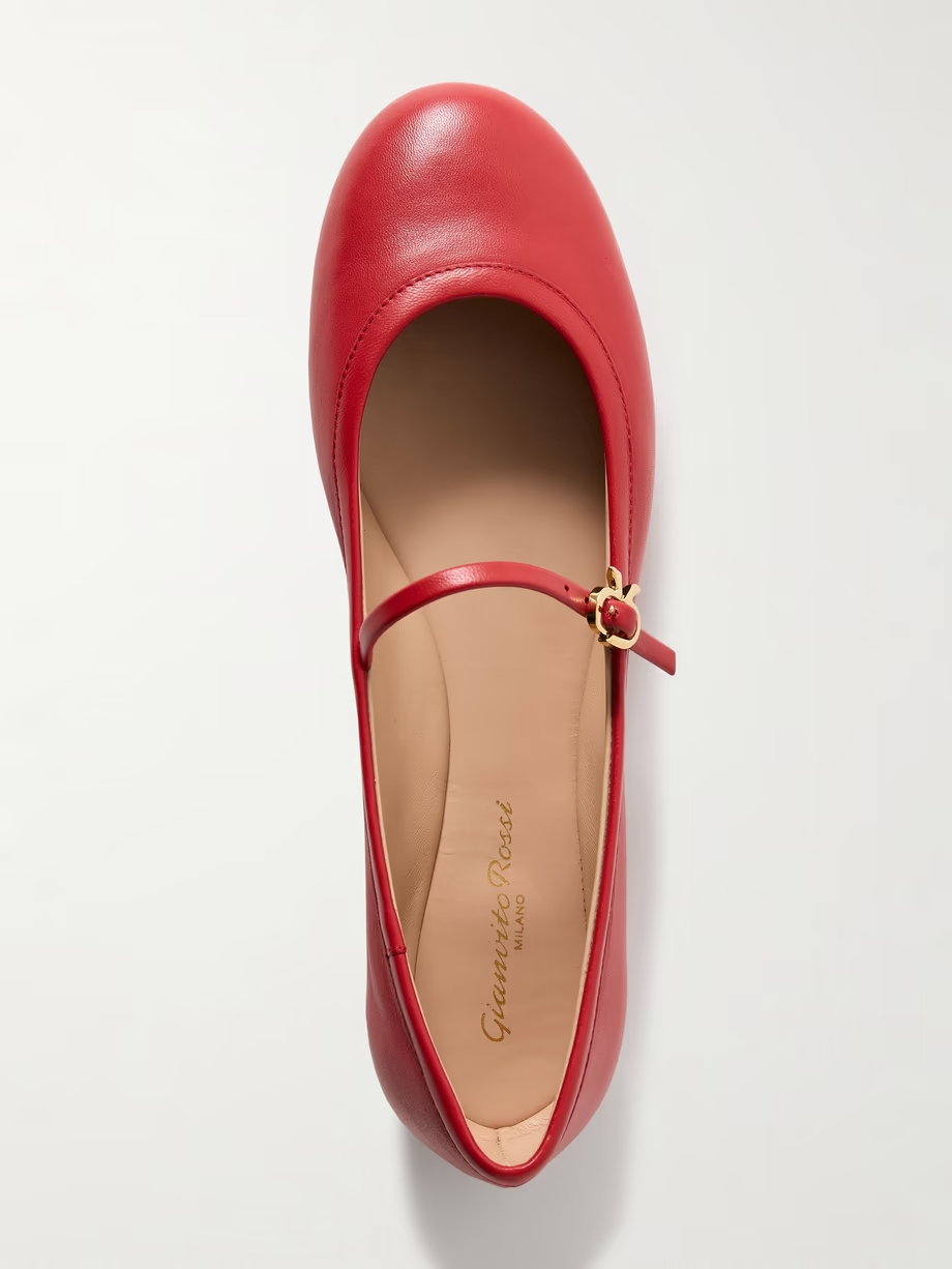 Carla leather Mary Jane ballet flats Carla leather Mary Jane ballet flats