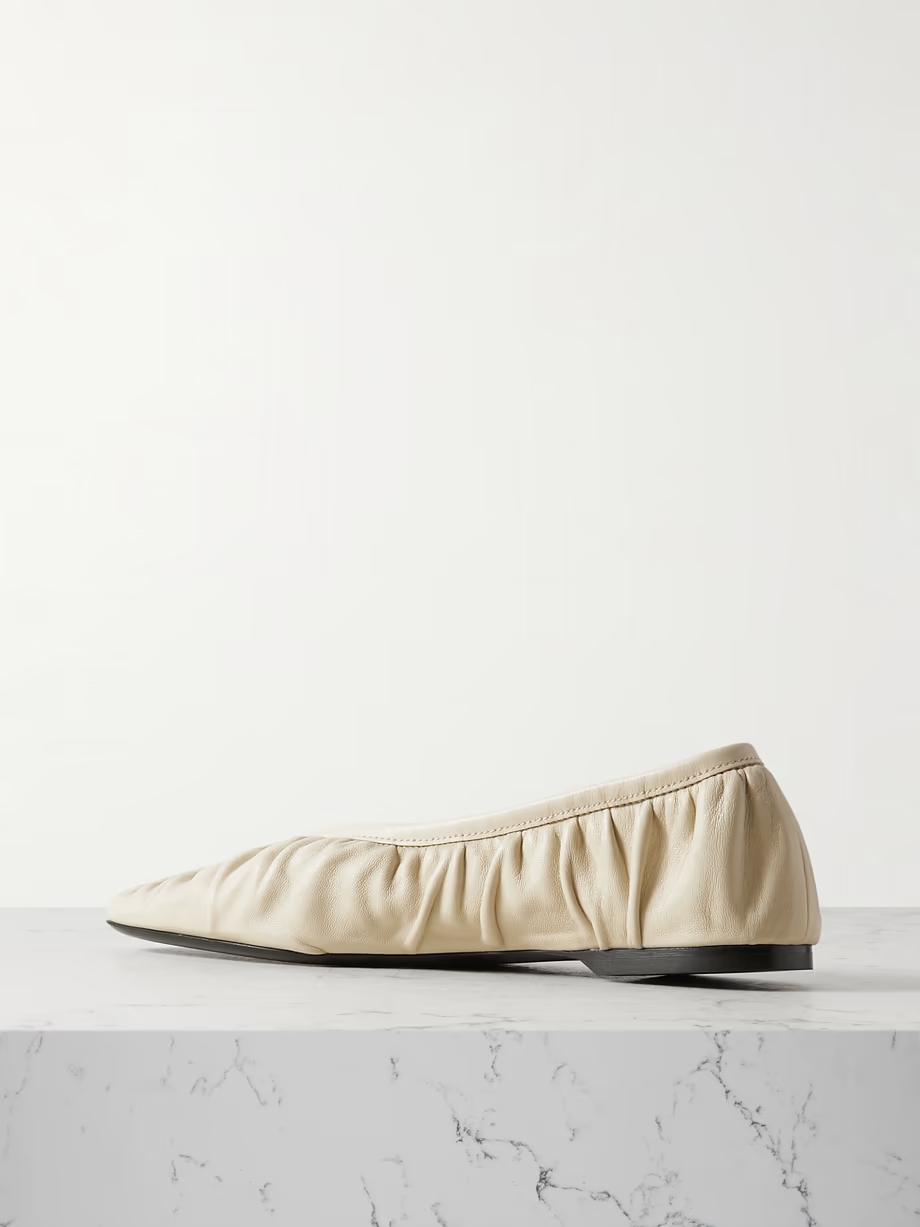 The Gathered leather ballet flats The Gathered leather ballet flats