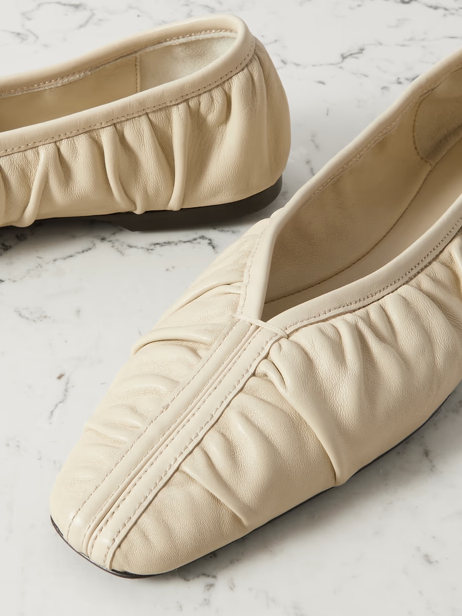 The Gathered leather ballet flats The Gathered leather ballet flats