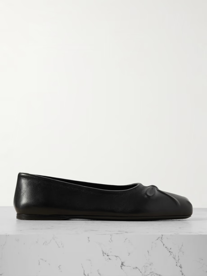 Embossed leather ballet flats Embossed leather ballet flats
