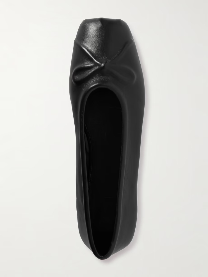 Embossed leather ballet flats Embossed leather ballet flats