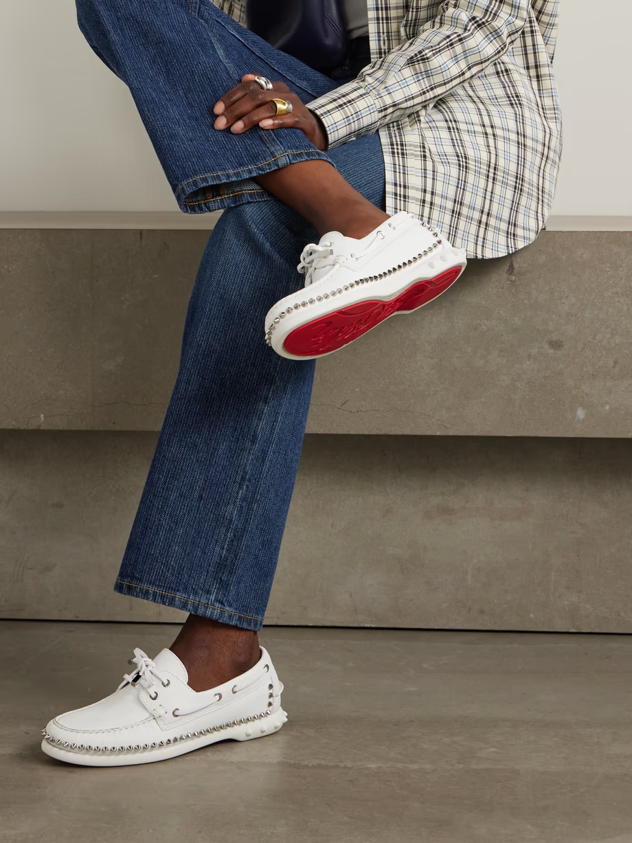 Gerockel studded leather loafers Gerockel studded leather loafers