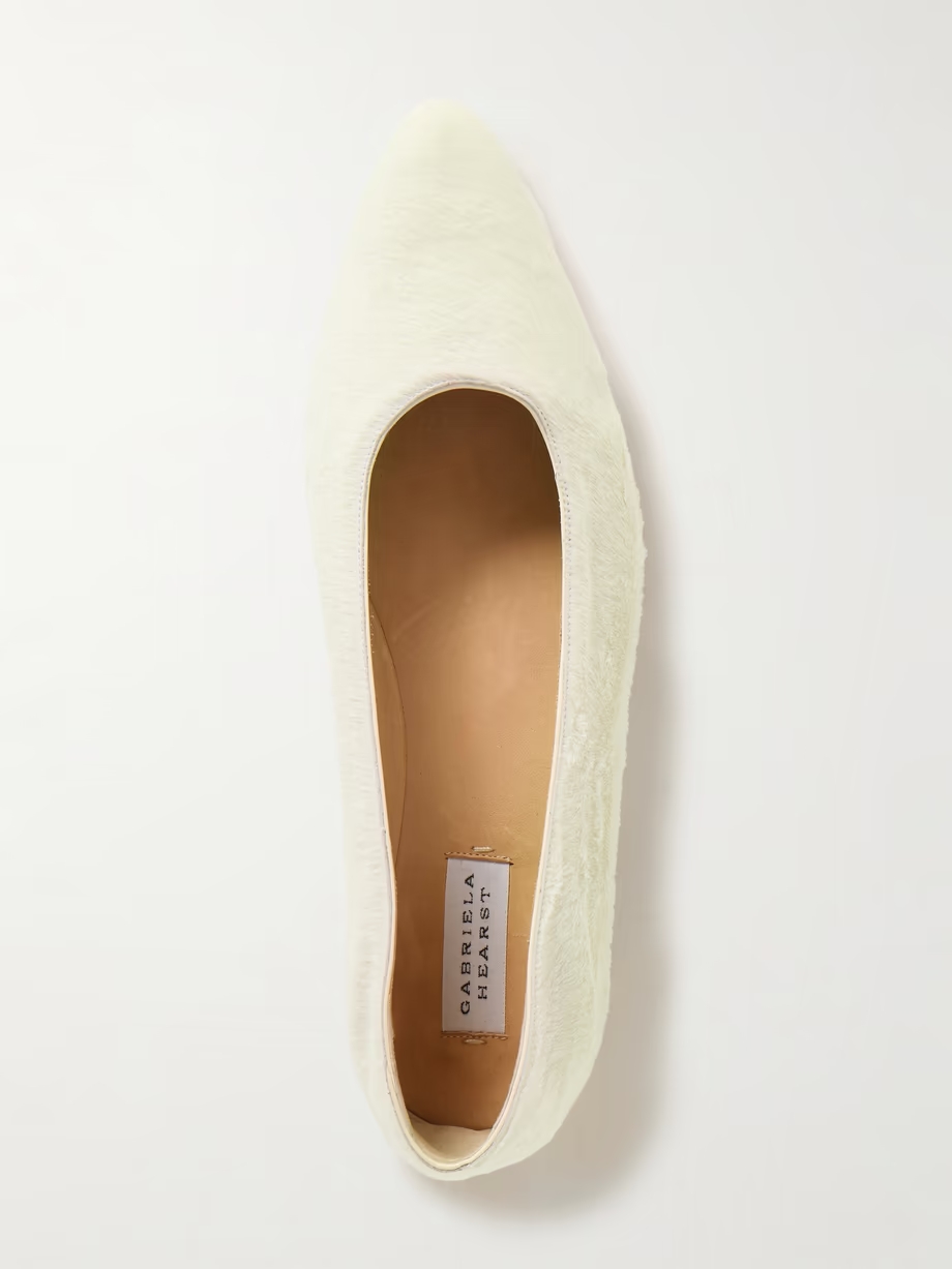 Andre calf hair ballet flats Andre calf hair ballet flats