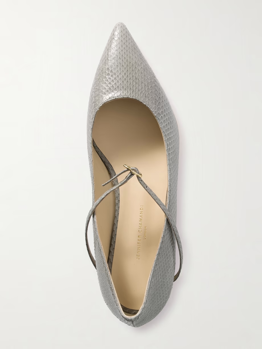 Lorenzo 20 snake leather flats Lorenzo 20 snake leather flats