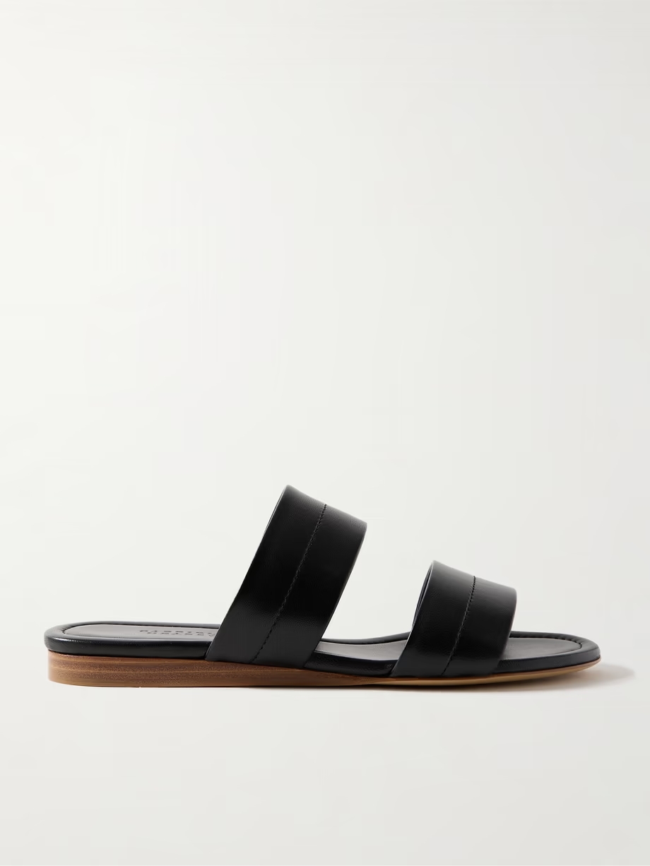 Lora leather slides Lora leather slides