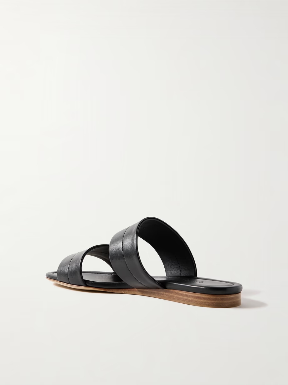 Lora leather slides Lora leather slides
