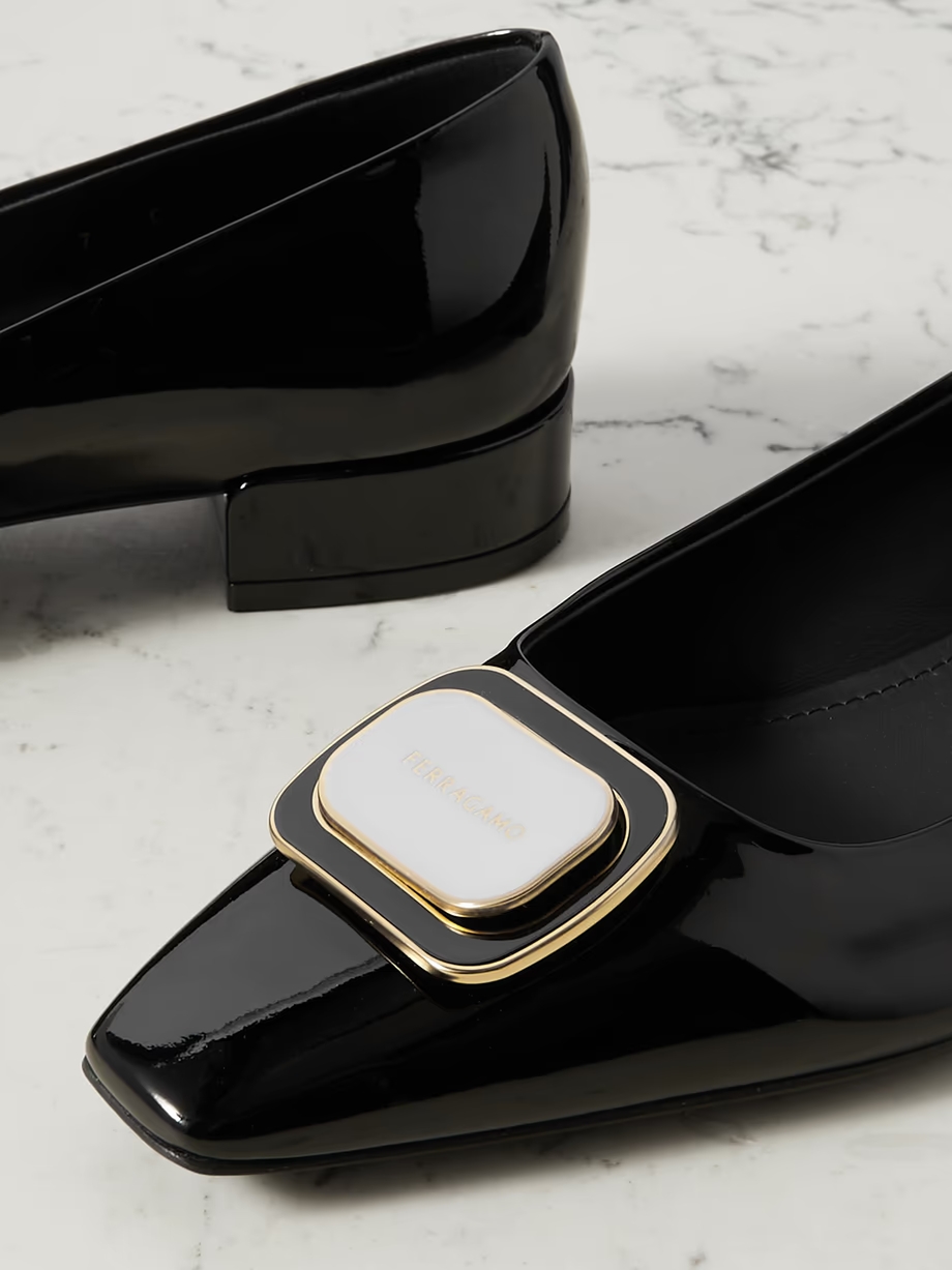 Venera patent-leather ballet flats Venera patent-leather ballet flats