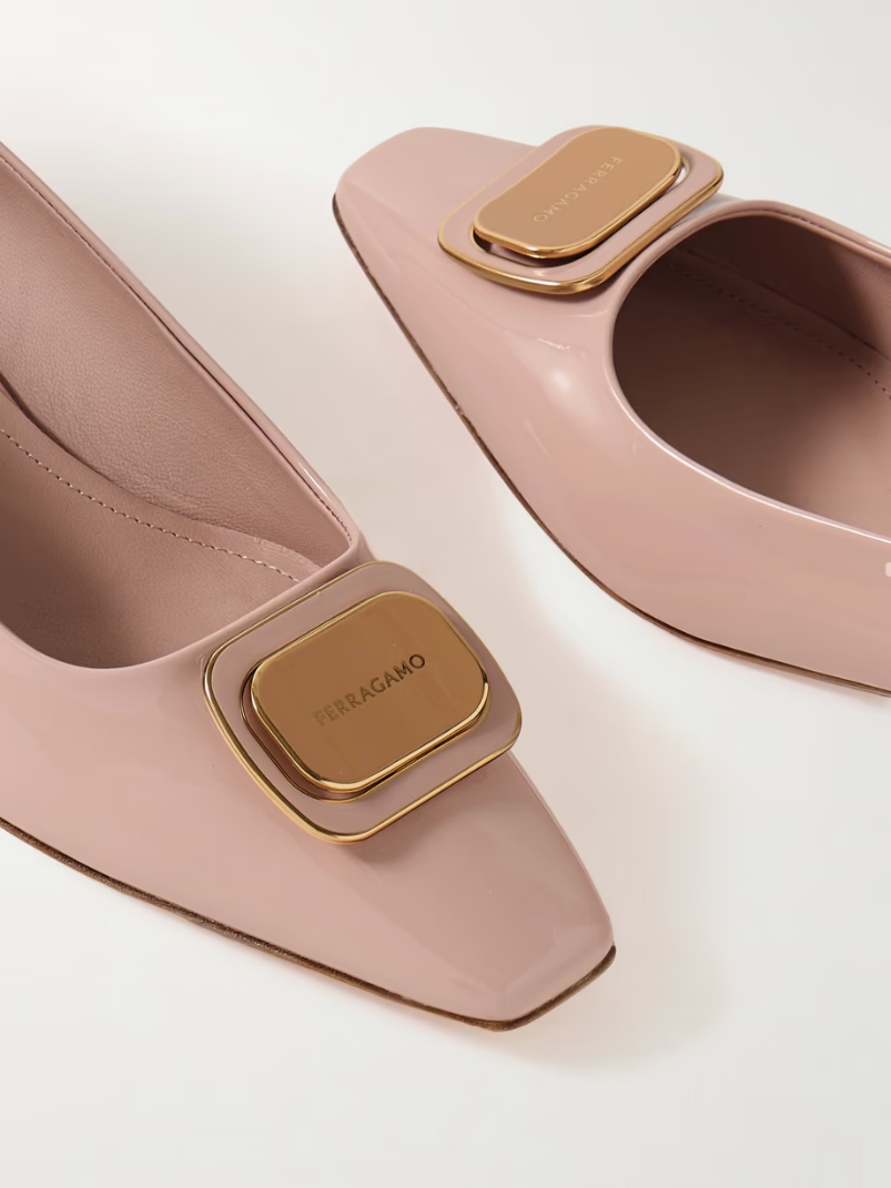 Venera patent-leather ballet flats Venera patent-leather ballet flats