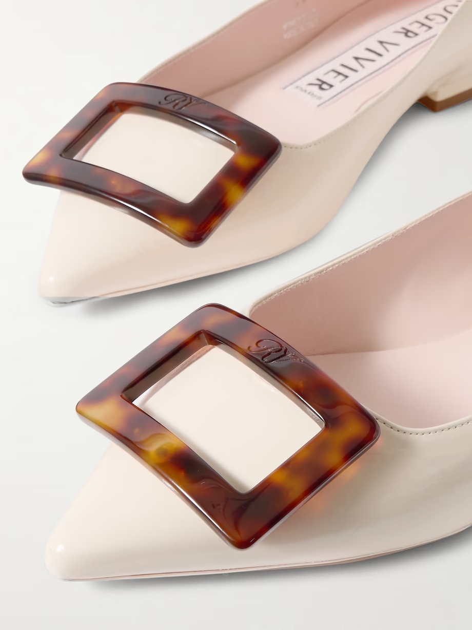 Gommettine patent-leather point-toe flats Gommettine patent-leather point-toe flats