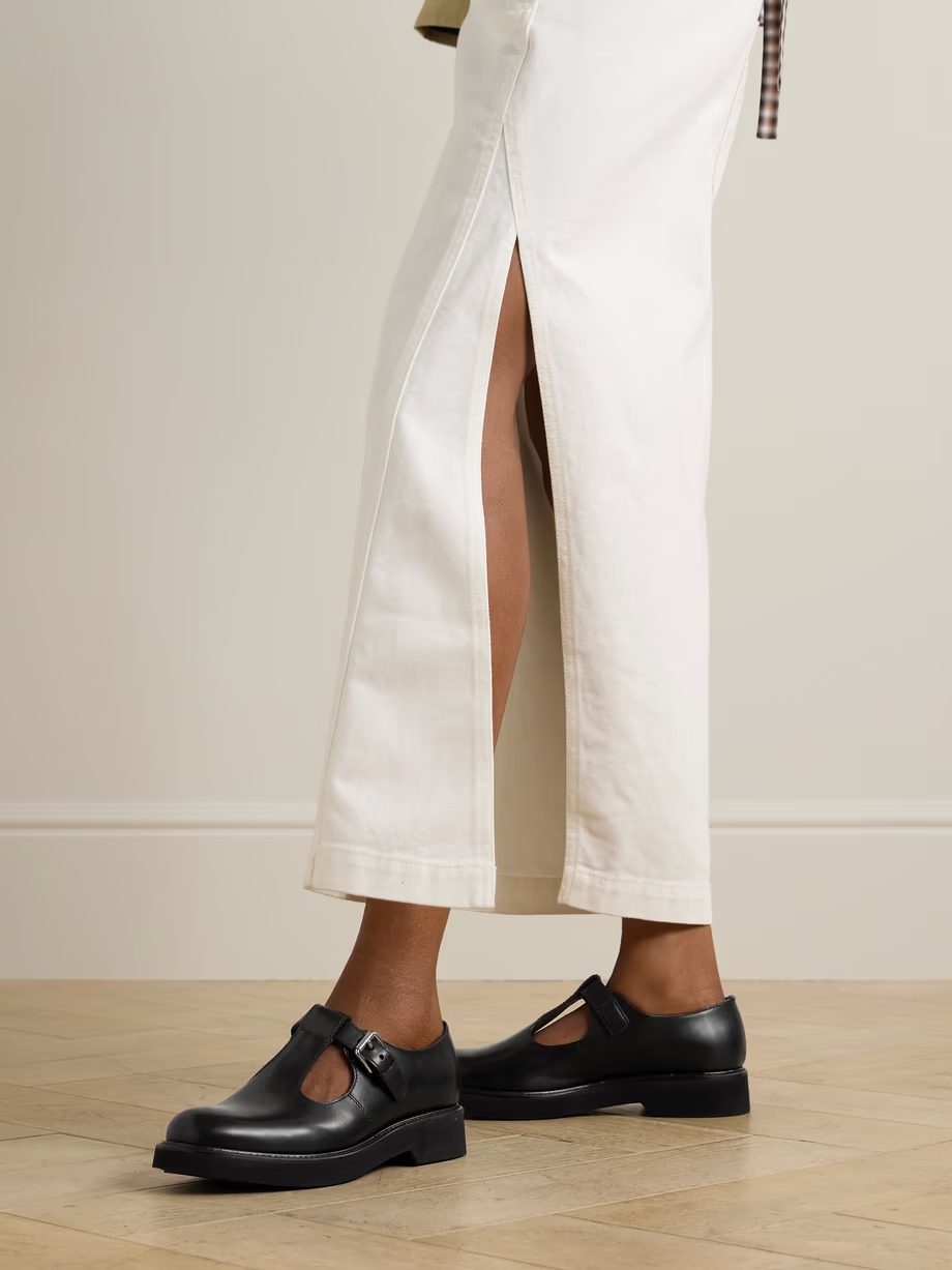 Hythe 2 leather Mary Jane loafers Hythe 2 leather Mary Jane loafers