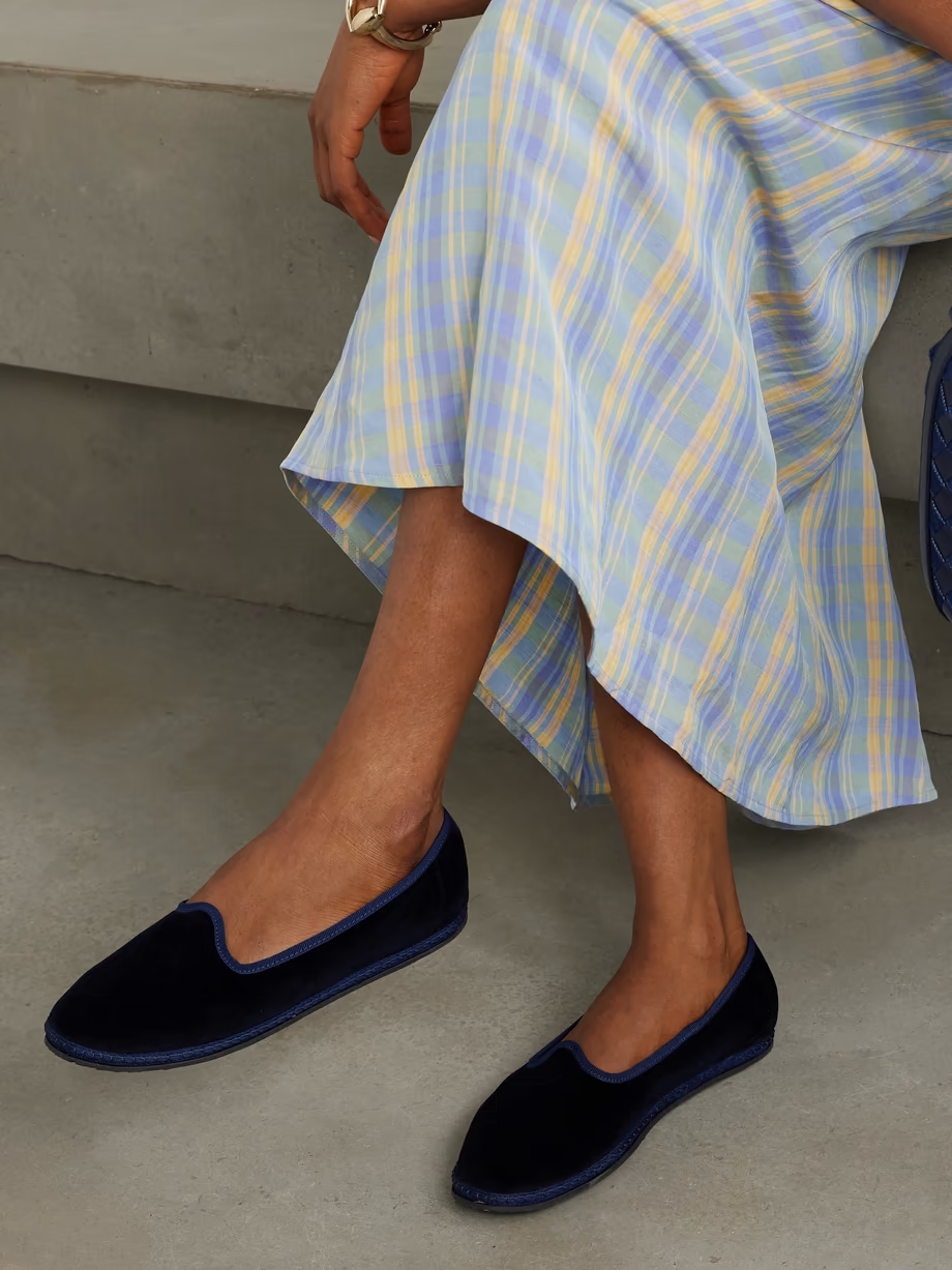 Velvet slippers Velvet slippers