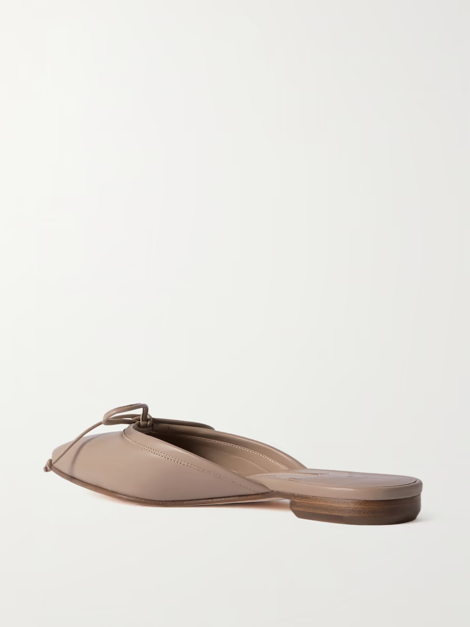 Ballerimu leather point-toe mules Ballerimu leather point-toe mules