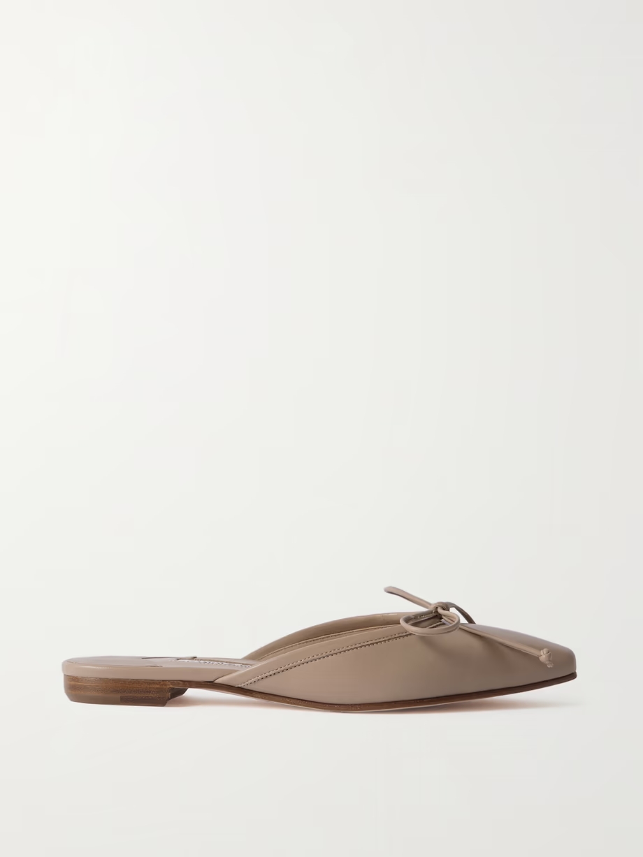 Ballerimu leather point-toe mules Ballerimu leather point-toe mules