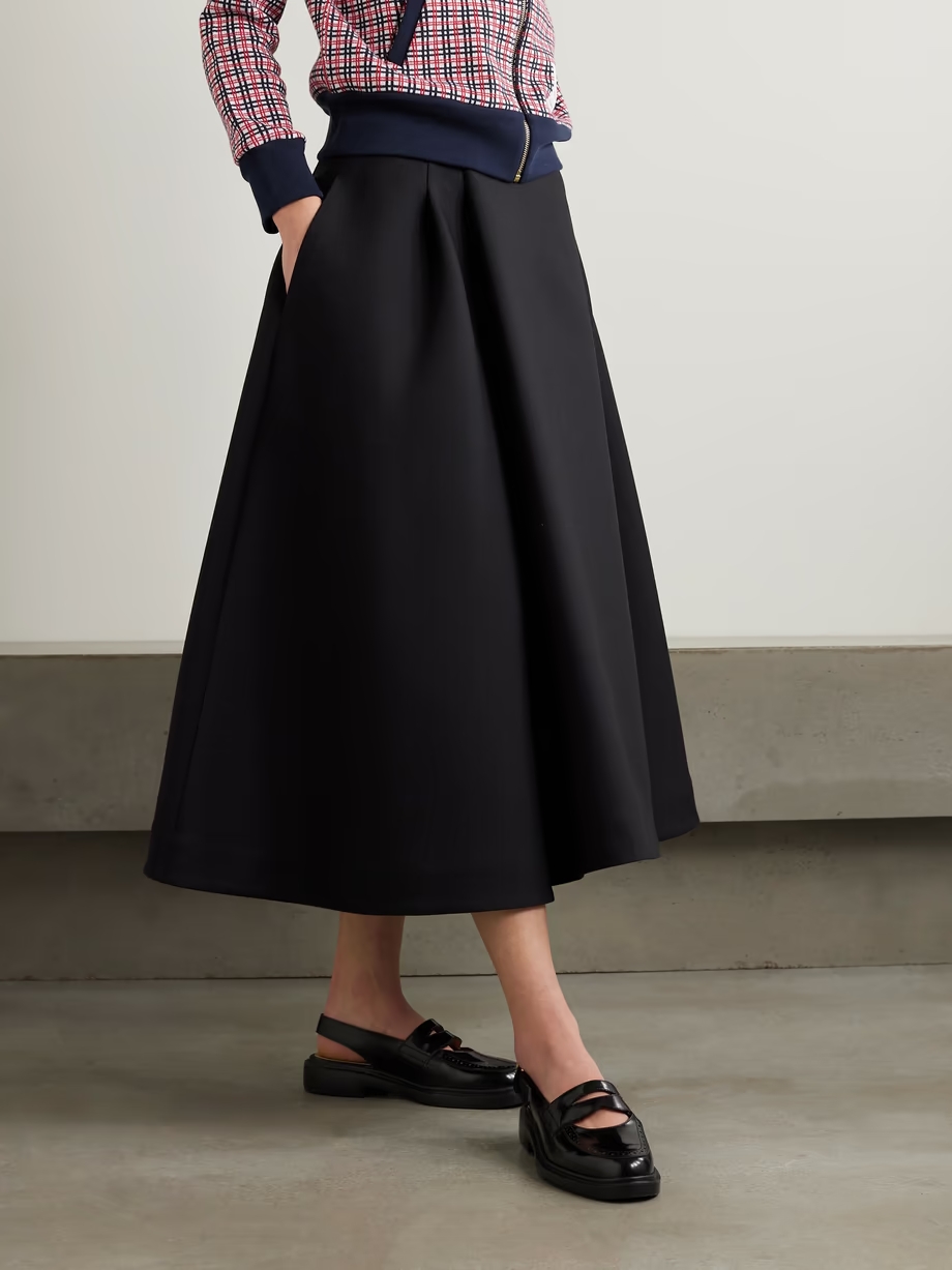 Cutout leather slingback loafers Cutout leather slingback loafers